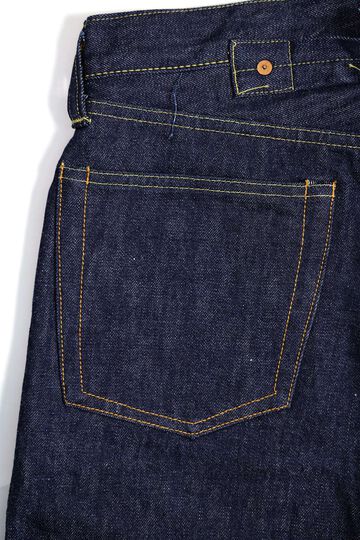 Lot No. SC49005 / SUGAR CANE Super “Denim” Collectibles #05 14.25oz. BLUE DENIM WAIST OVERALLS “1942” MODEL,, small image number 4