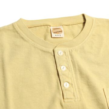TE-06 OD Henley Tee,NATURAL, small image number 4