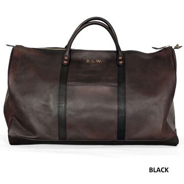 VS-261L LEATHER TRAVEL BOSTON BAG,BLACK, small image number 1