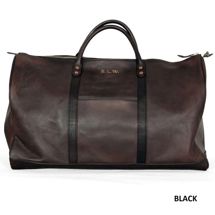 VS-261L LEATHER TRAVEL BOSTON BAG,BLACK, medium image number 1