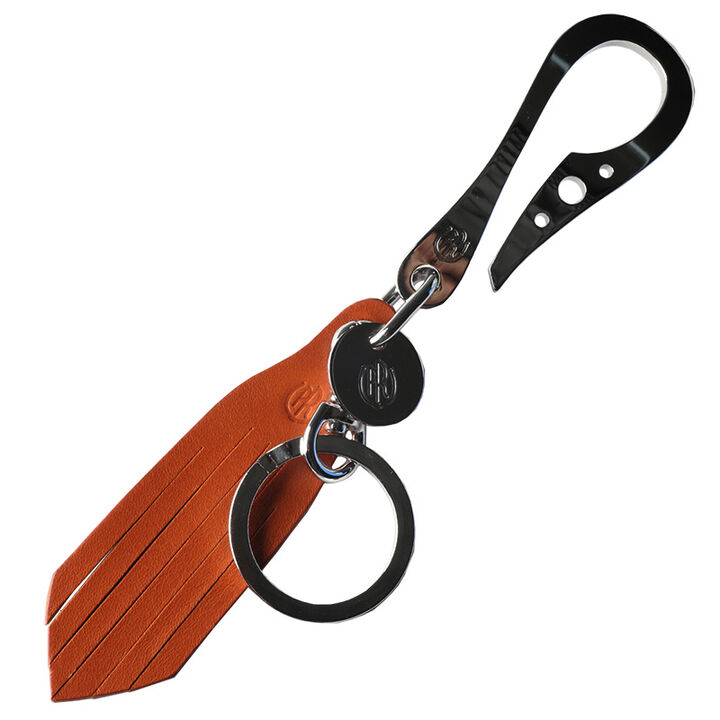 PAILOT RIVER PR-KHGN-R (REDMOON) Key Holder PR-KHGN-R (Oil Leather Black, Oil Leather Red Brown, Oil Leather Dark Brown, Saddle Leather Natural),OIL LEATHER DARK BROWN, medium