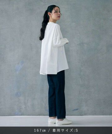 STJE1102 12OZ CROPPED JEANS【WOMEN'S】,INDIGO, small image number 23