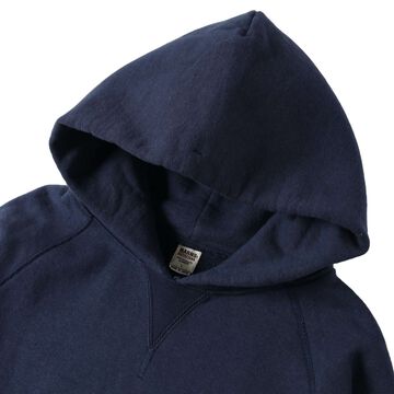 BR4932N TSURI-AMI SWEAT RAGLAN PULL OVER PARKA-NAVY-M,NAVY, small image number 5