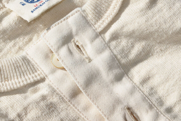 SJST-SC02 "Samurai Cotton Project" Henley Neck T-Shirt,LIGHT KURI, medium image number 9