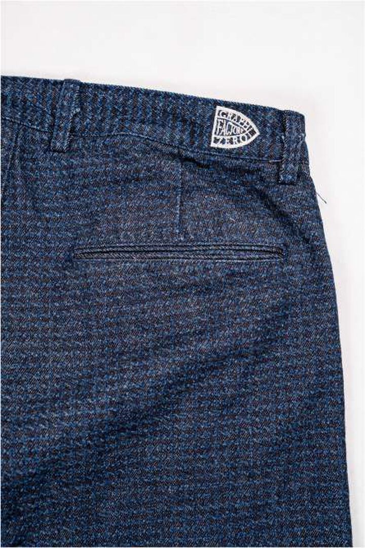 GZ-EDTR Embossed Denim Trouser,CHECK, medium image number 9