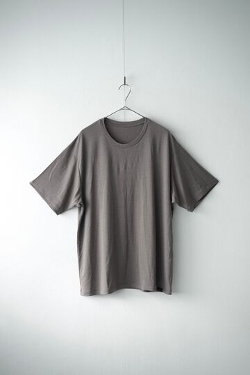 【CAPERTICA】CAP711CS26 Super140s Washable Wool Jersey / S140 Wool Tee,CHESTNUT, small image number 2