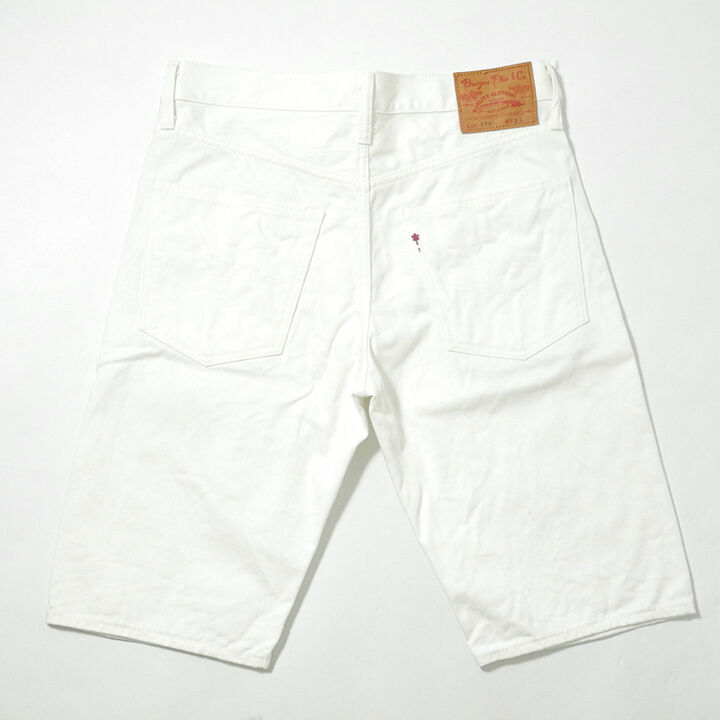 Burgus Plus s770-01 Lot.S770 5Pocket White Denim Shorts S770-01 (white),, medium image number 4