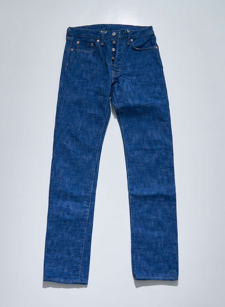 S710XX17OZ-SLB 17oz "MURAKUMO" SLUB SLIM STRAIGHT JEANS,, medium image number 1