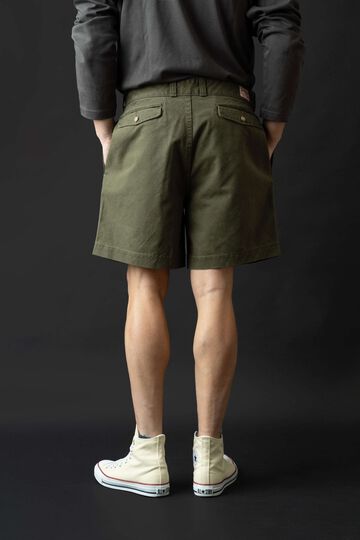 M7014RC WILD DUCK  CANVAS SHORT (OLIVE),DARK OLIVE, small image number 6