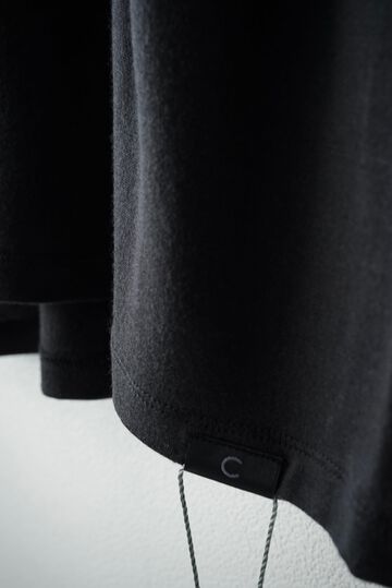 【CAPERTICA】CAP711CS26 Super140s Washable Wool Jersey / S140 Wool Tee,CHESTNUT, small image number 11