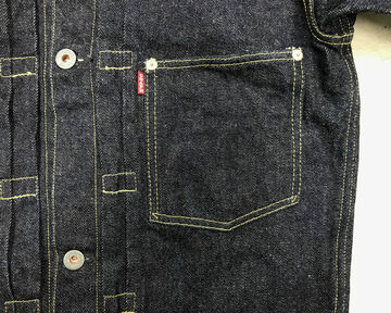 GZ-GJ1ST 16oz WWⅡ1st type denim jacket(One washed)(Right-weave),, small image number 6
