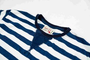 GZ-IDTC-25 Indigo Crew Neck T-shirt,WHITE, small image number 2