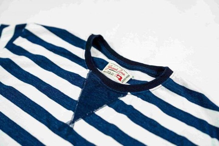 GZ-IDTC-25 Indigo Crew Neck T-shirt,WHITE, medium image number 2