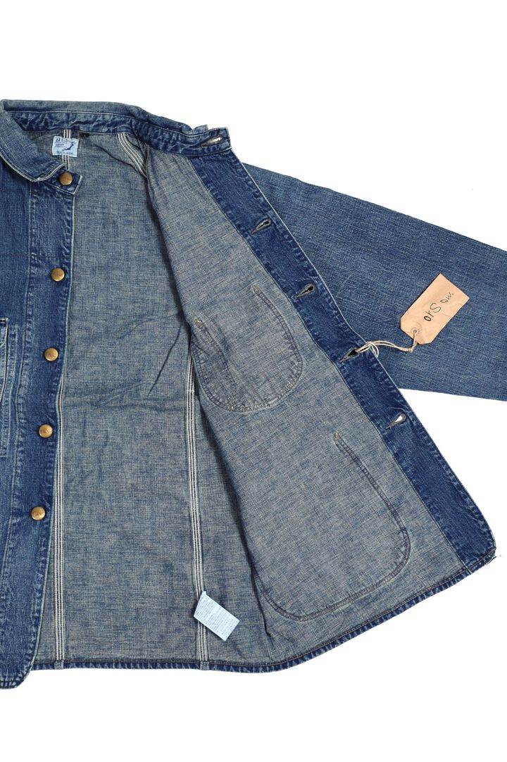 03-6140 50's DENIM COVERALL (USED WASH),, medium image number 4