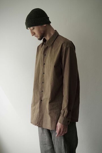 245SH03 Cotton/Linen Stripe / The Shirts,KAKISHIBU, small image number 2