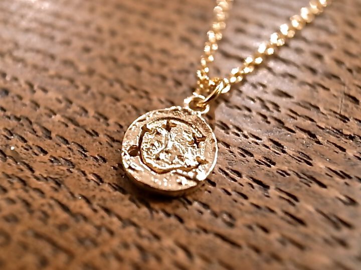 13AH-290 K10 Trip Smile Necklace,, medium image number 1