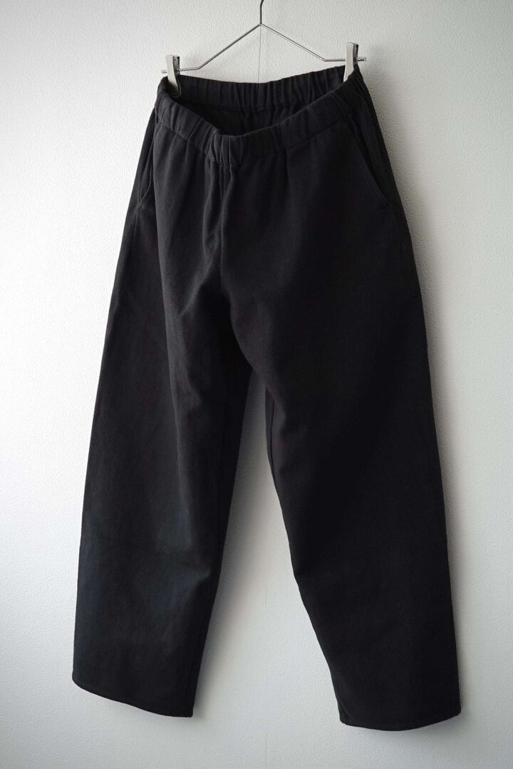 【CAPERTICA】CAP708PT45 Lite Sashiko / Wide Leg Pants,BLACK, medium image number 2