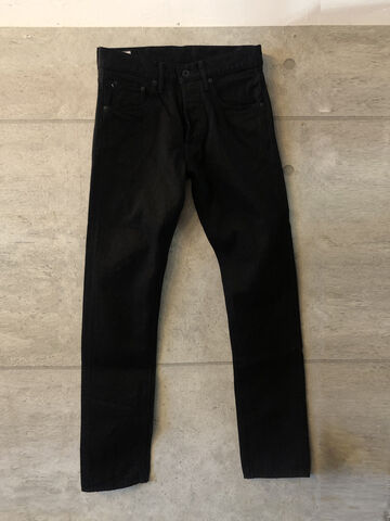 ONI566-13BK 13oz Jet Black Denim Semi Tight Straight,, small image number 1