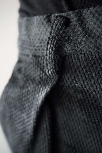 233PT20 Ancient Dyed Sashiko / W-Tuck Pants,LOGWOOD BLACK, small image number 14
