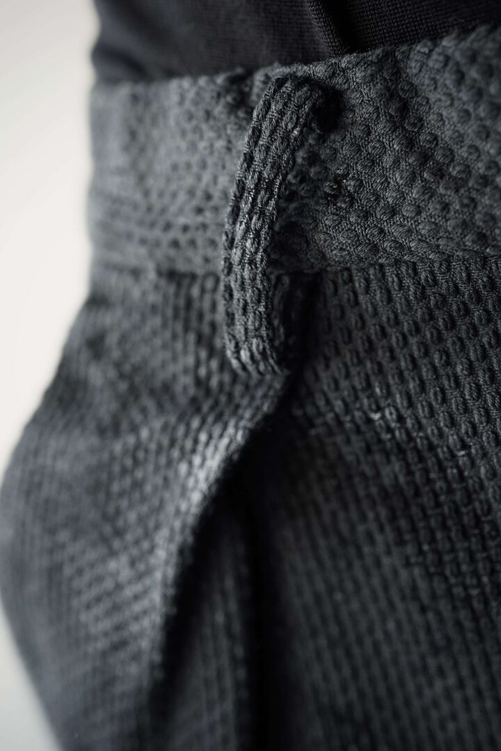 233PT20 Ancient Dyed Sashiko / W-Tuck Pants,LOGWOOD BLACK, medium image number 14