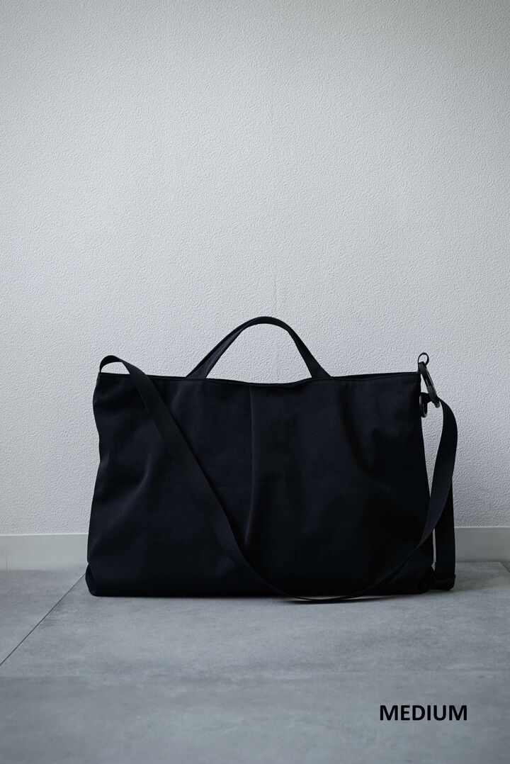 CAP709AC High Density Milcloth / Tuck Tote (BLACK),BLACK, medium image number 0