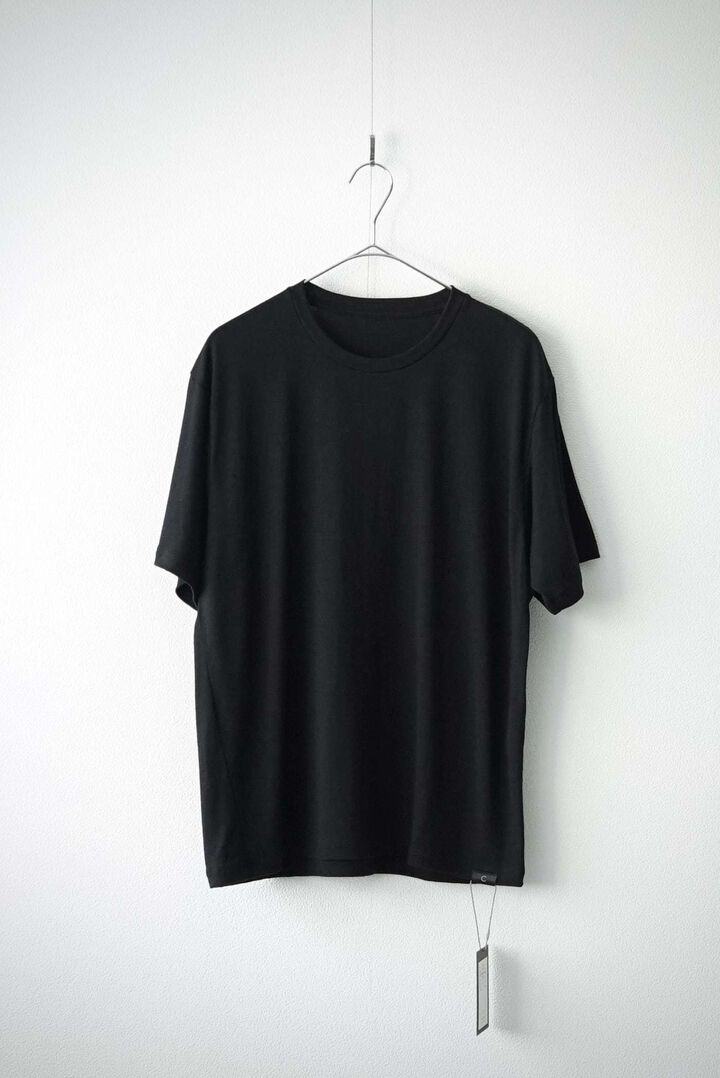 【CAPERTICA】CAP711CS26 Super140s Washable Wool Jersey / S140 Wool Tee,CHESTNUT, medium image number 15