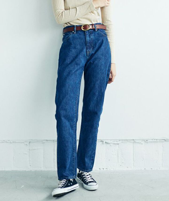 UP138302 High Waist Tapered Jeanne / 12oz Selvic Denim