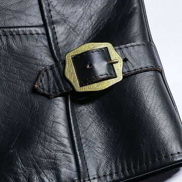 TRL-08 Humming Bird Horsehide Jacket,BLACK, small image number 8