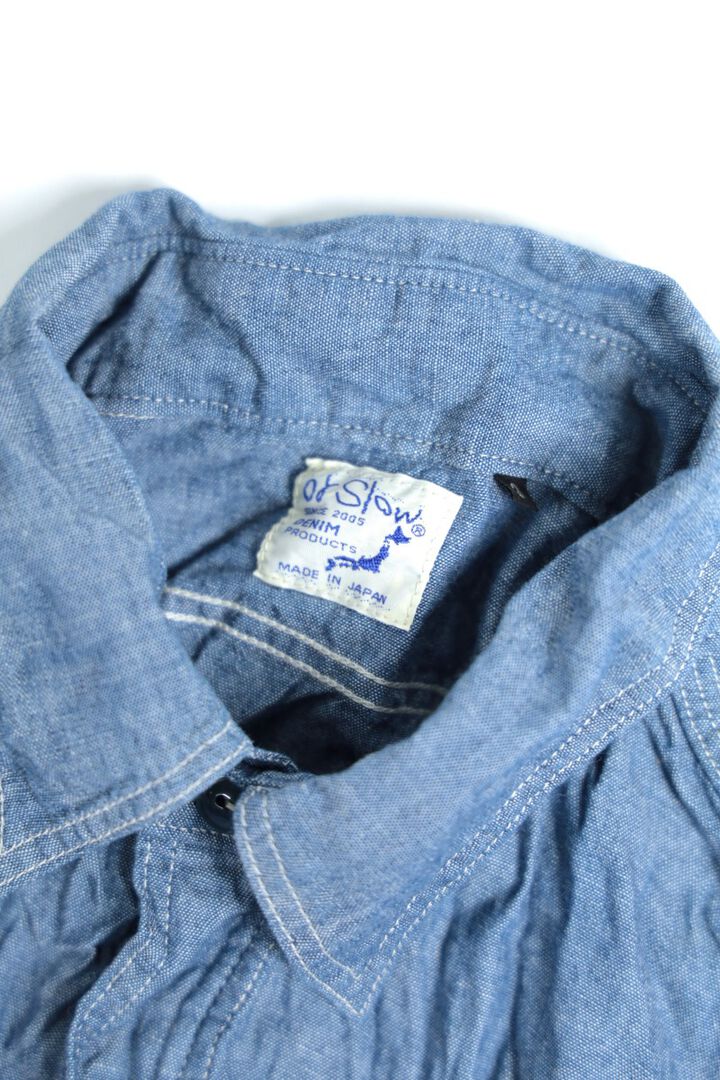 01-8070-84 CHAMBRAY WORK SHIRT,, medium image number 5