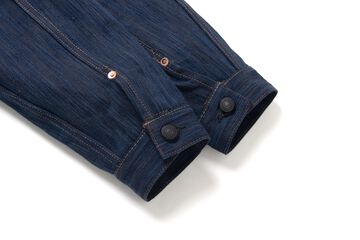 D4615 15oz Awa Sho-ai Kakishibu Denim Jacket,, small image number 6