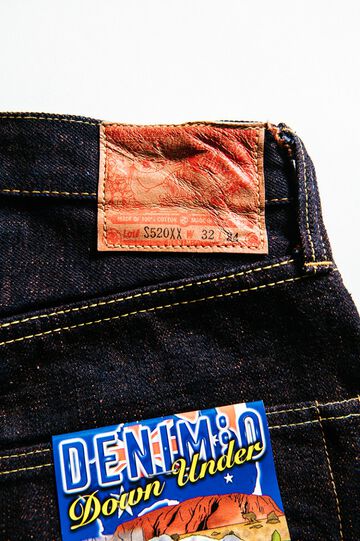 S520XX17OZ DENIMIO × INDIGOSHRIMP AUSTRALIA EDITION 17OZ REGULAR STRAIGHT-One Wash-28,, small image number 2