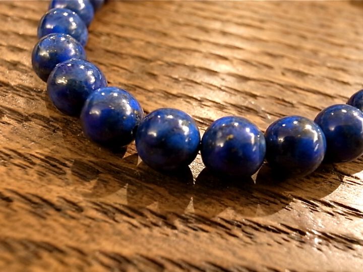 14AH-414 'Hallmark Beads Bracelet'  (Lapis),, medium image number 2