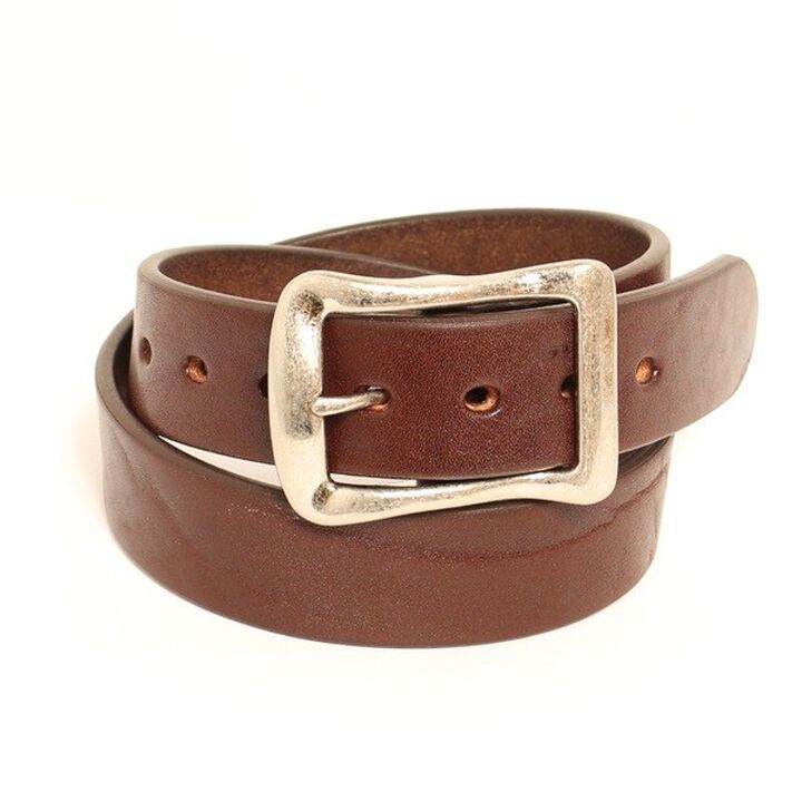 LE-4168 Shoulder leather belt (Brown)