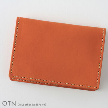 PAILOT RIVER PR-LC02 (REDMOON) Card Case (6 COLORS),SADDLELEATHER NATURAL, small image number 2