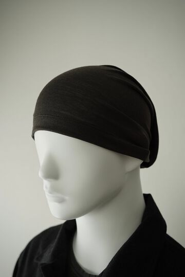 224CS02 Super120s Washable Wool Jersey / Neck Gaiter,EBONY, small image number 7