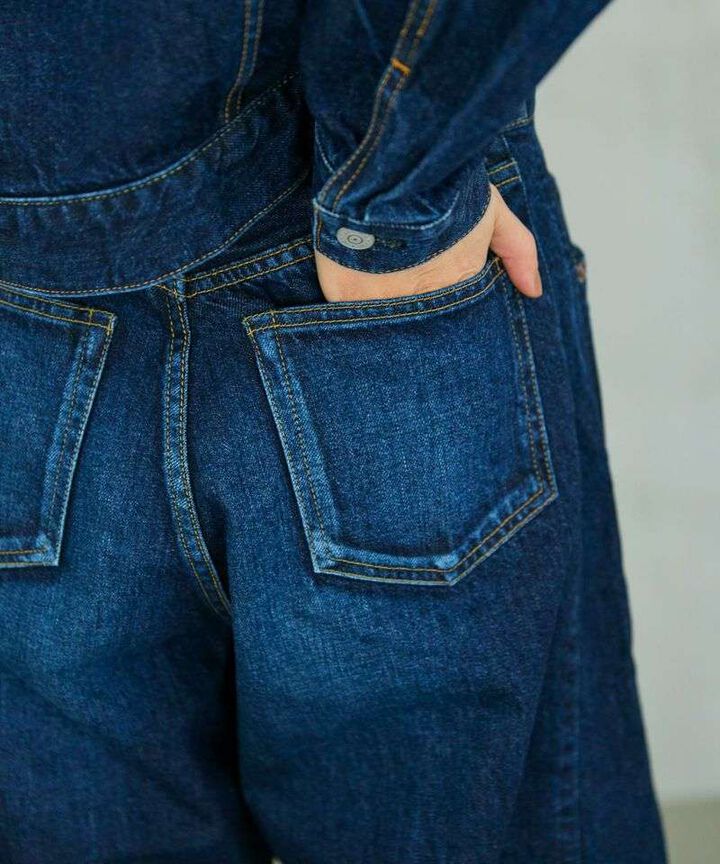 STPT6003 11.5oz PANEL JEANS【WOMEN'S】,LIGHT INDIGO, medium image number 5