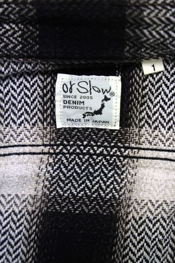 01-V8072 RELAX FIT FLANNEL SHIRT (161 Black Check),, small image number 4