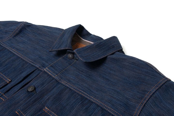 D4615 15oz Awa Sho-ai Kakishibu Denim Jacket,, medium image number 10