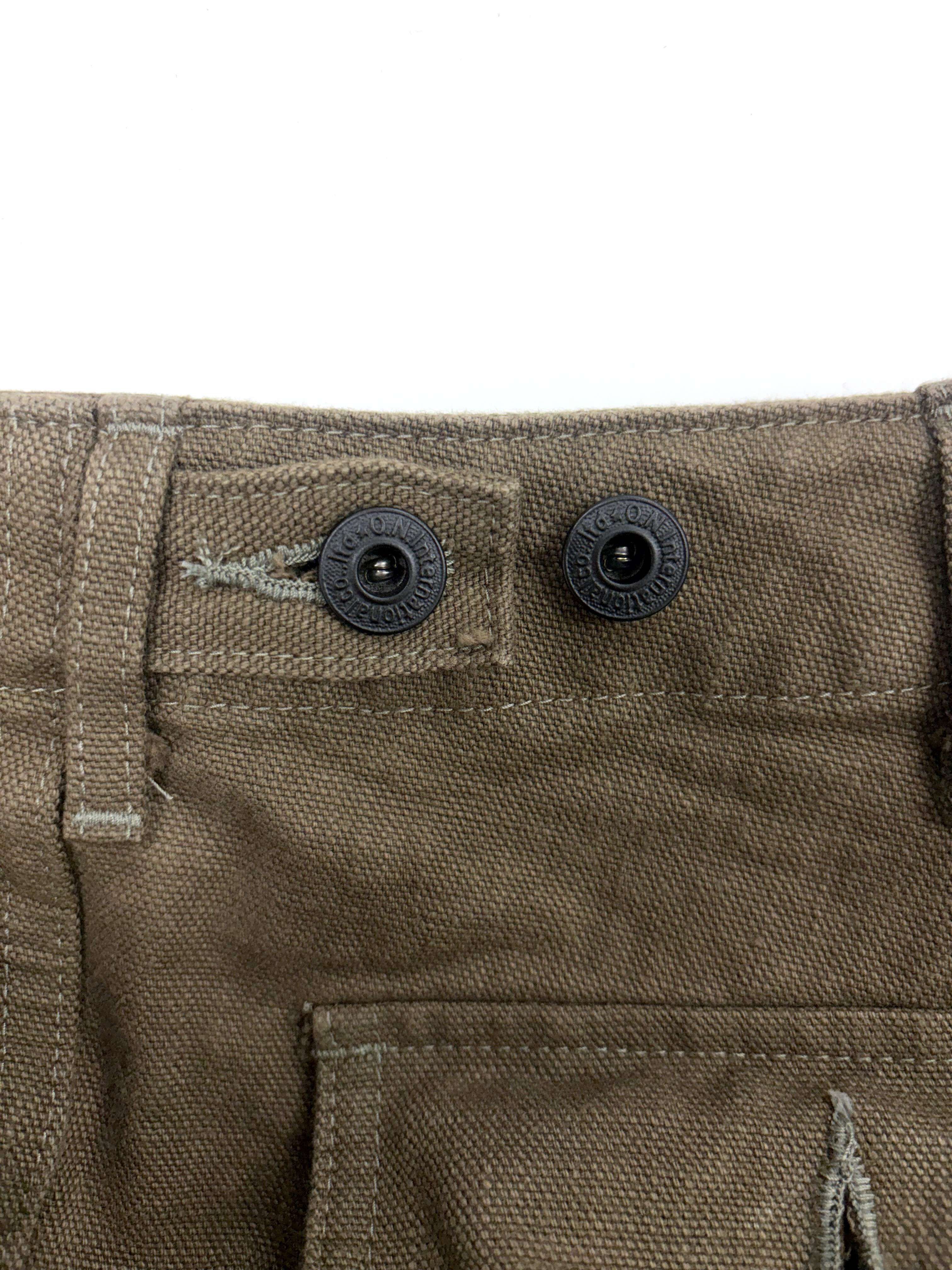DENIMIO | ONI207-HOX-OLB 13oz Sulfur dye Heavy Oxford Olive Brown