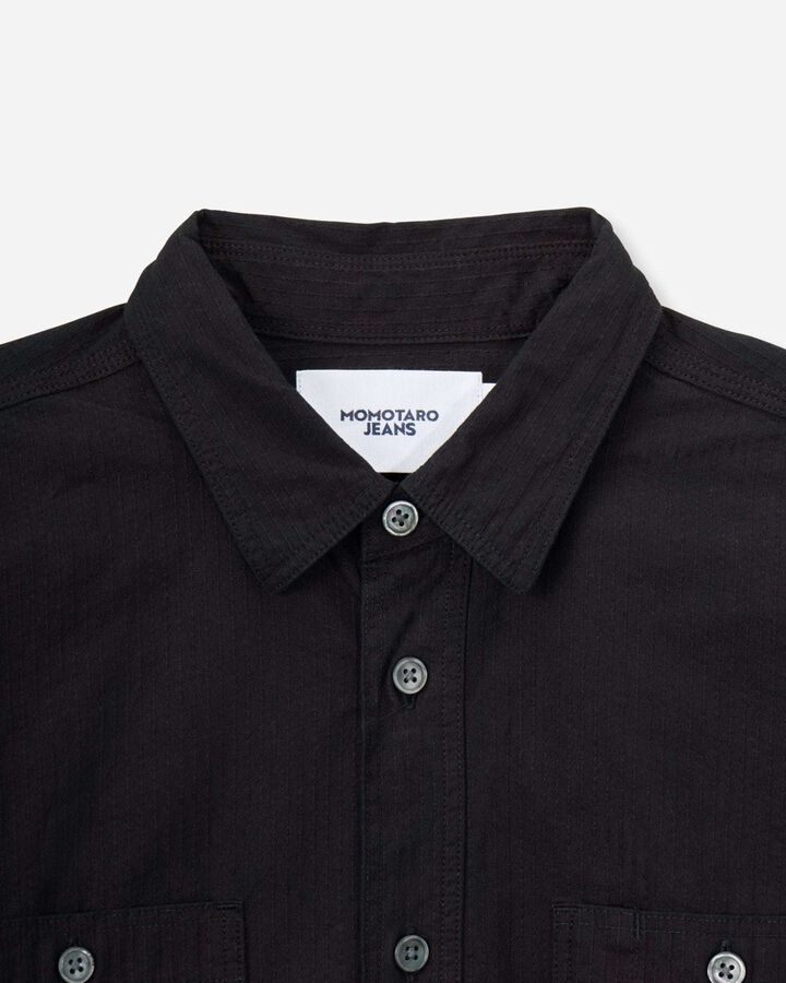 MMLS6005 SASHIKO L/S SHIRT,INDIGO, medium image number 6