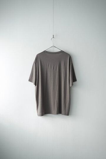 【CAPERTICA】CAP711CS26 Super140s Washable Wool Jersey / S140 Wool Tee,CHESTNUT, small image number 3