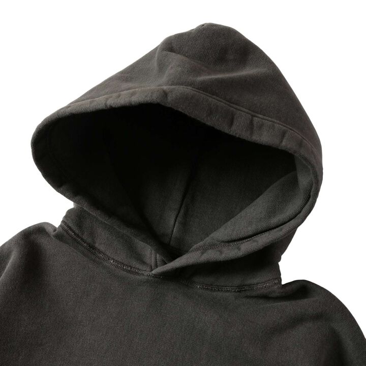 BR-3007PG "STANDARD" 30/7 COZUN Pullover Hoodie Pigmentdye (BLACK),BLACK, medium image number 1