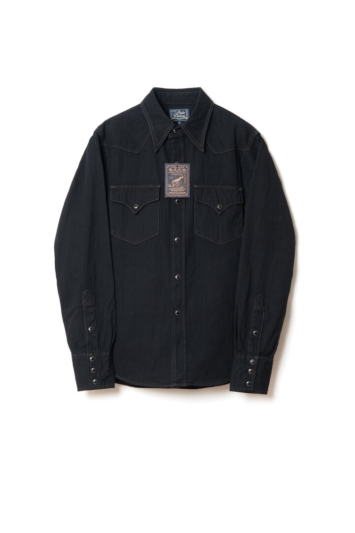SP-124 8oz 45th AMAMI DOROZOME x INDIGO Denim Shirts,, medium