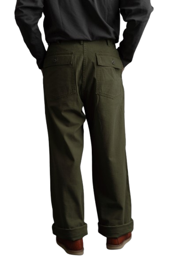 WR573F (19) World Workers Back Sateen Fatigue Pants,OLIVE DRAB, medium image number 1