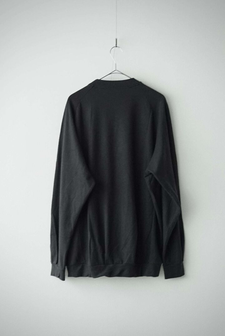 【CAPERTICA】711CS26 Super 140s Washable Wool MW_Jersey Wool Sweat 2026,OLIVE, medium image number 15