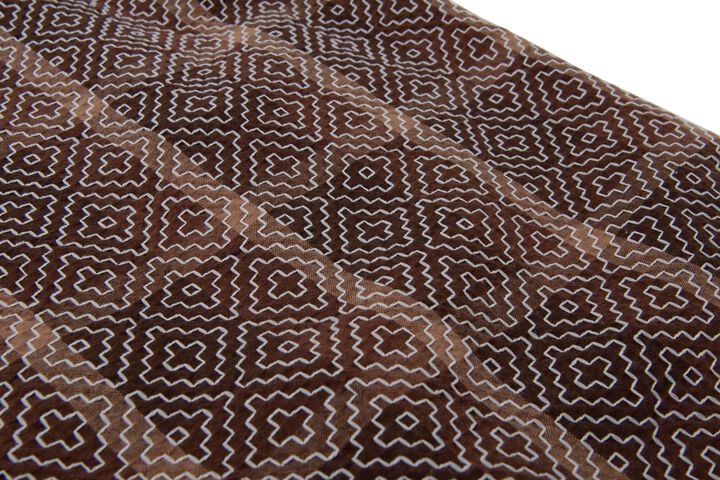 4618 Kakishibu Noragi Sashiko Coach Jacket,KAKISHIBU, medium image number 7