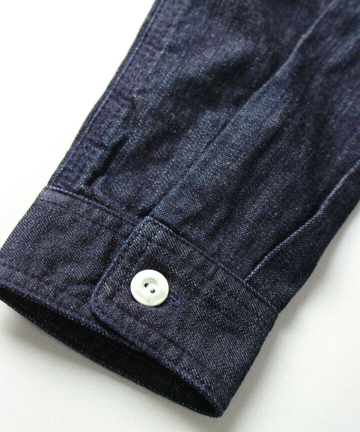 MZOP0104 8 ounces Going to Battle Label denim dress,, medium image number 7