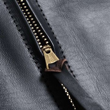 TRL-08 Humming Bird Horsehide Jacket,BLACK, small image number 6