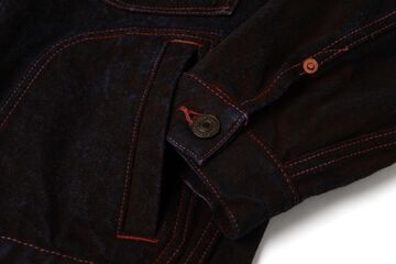 【Pre-Order】D4669 15oz No.100 Bengara-dyed Denim Jacket,, small image number 4