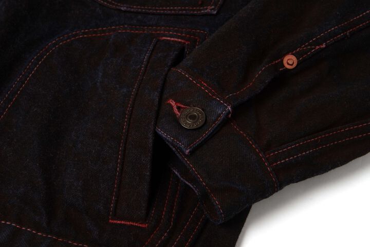 【Pre-Order】D4669 15oz No.100 Bengara-dyed Denim Jacket,, medium image number 4